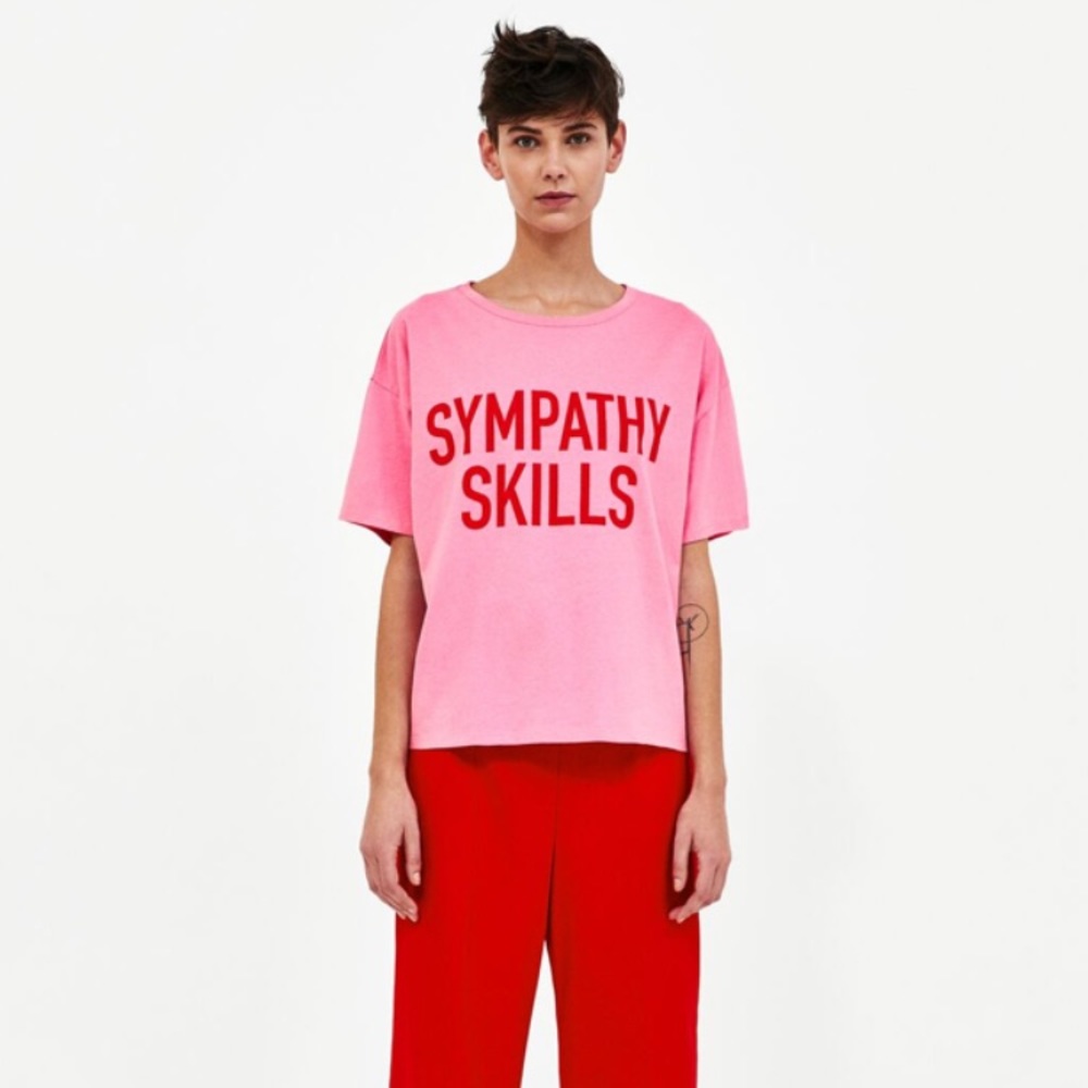 Zara Pink Shirt/ Size S
